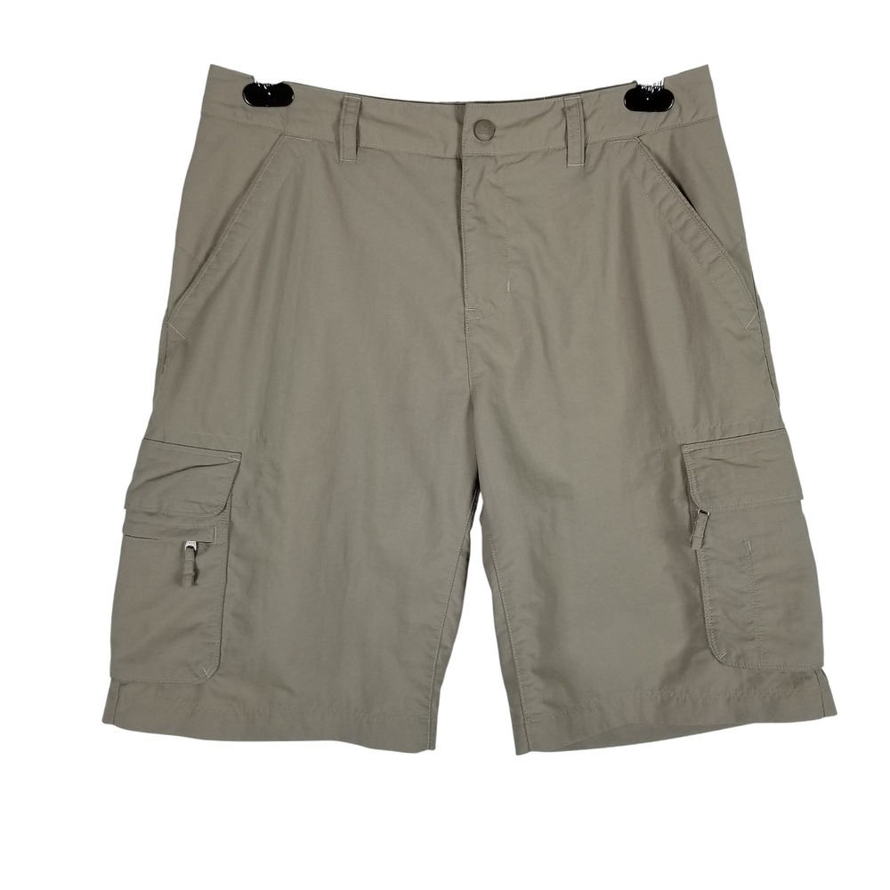 REI Cargo Shorts Women 6 Khaki Tan Hiking Outdoor Utility Lightweight 66s